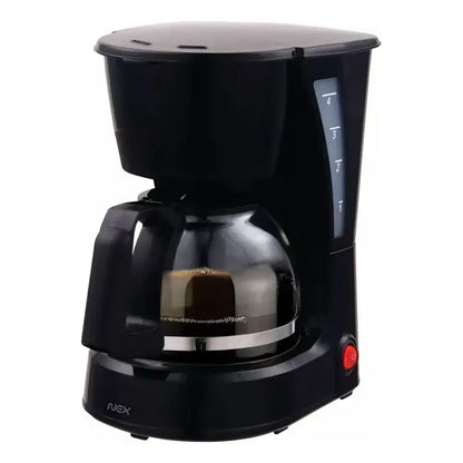 Cafetera Eléctrica Goteo 4 Tazas 650ml Automática Filtro Nex Negro