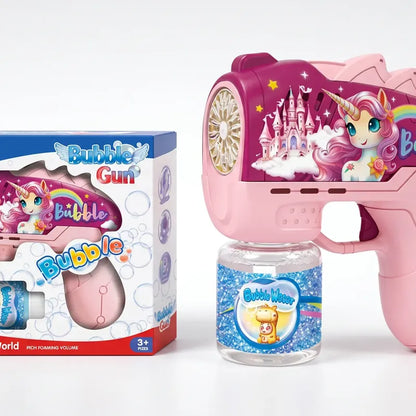 Pistola Burbuja Bubble Para Niñas Rosa