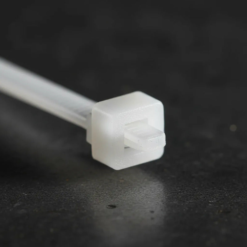 Amarra Plástica, Precintos Nylon 3.6mm X 200mm, 70 Unidades Blanco