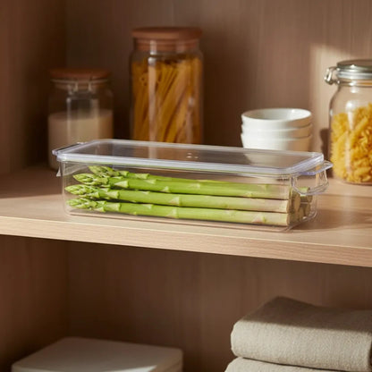 Caja Organizadora Para Refrigerador 9.5cmx28cmx10cm Transparente