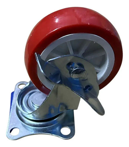Ruedas Giratorias Multifuncionales Con Frenos Set X4 De 40mm