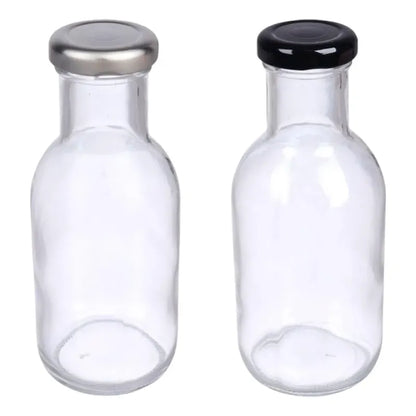 Pack 6 Frascos De Vidrio Para Jugos 350ml Vidrio