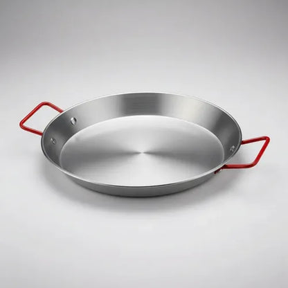 Sartén Antiadherente De 24 Cm Con Mango Rojo Acero Inoxidable