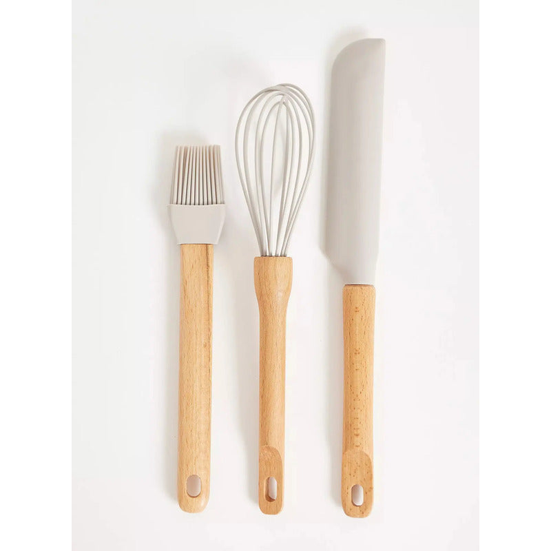 Set 3 Utensilios Repostería Gris
