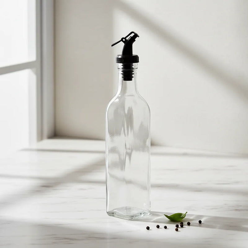 Dispensador De Aceite Botella De Vidrio