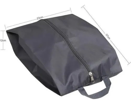 Bolsa Zapatos Viaje Organizadora Impermeable 37x12x23 Gris