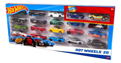 Hot Wheels Vehículo De Juguete Paquete Sorpresa De 20 Autos Multicolor