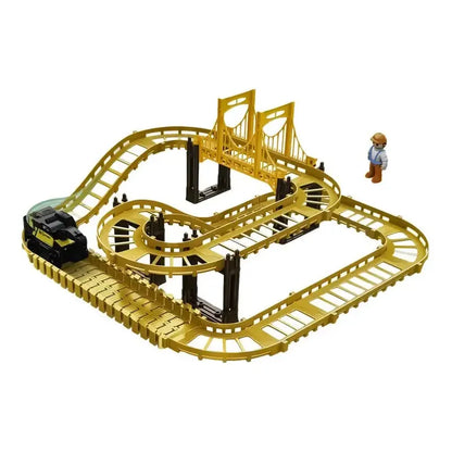 Pista Engineering Track 47pzas Con Puente + Carro De Constru