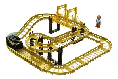 Pista Engineering Track 47pzas Con Puente + Carro De Constru