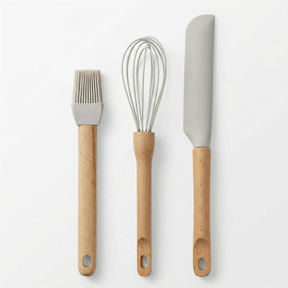 Set 3 Utensilios Repostería Gris