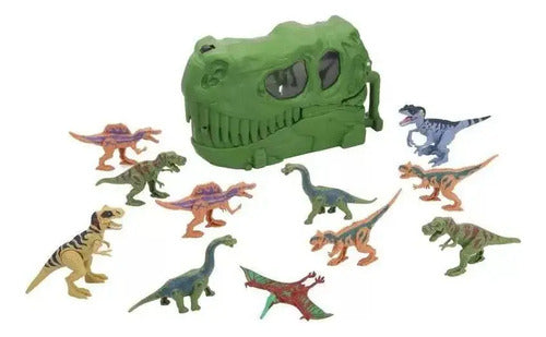 Set De Dinosaurios 11 Piezas Dino Valley