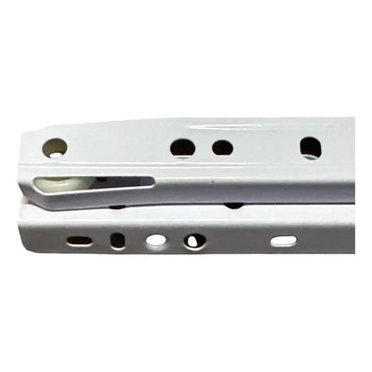 Pack 2 Corredera O Riel Blanco Para Cajón 30 Cm Blanco