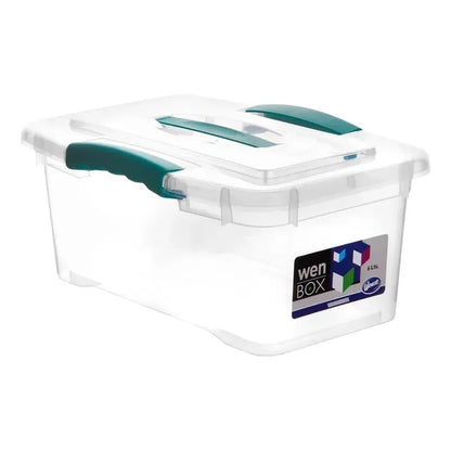 Caja Organizadora De 6 Litros Con Tapa Transparente