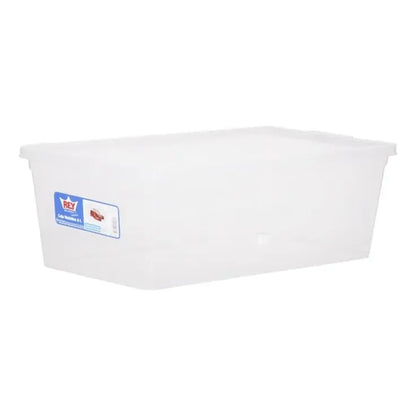 Caja Organizadora 6 Litros Transparente Blanco