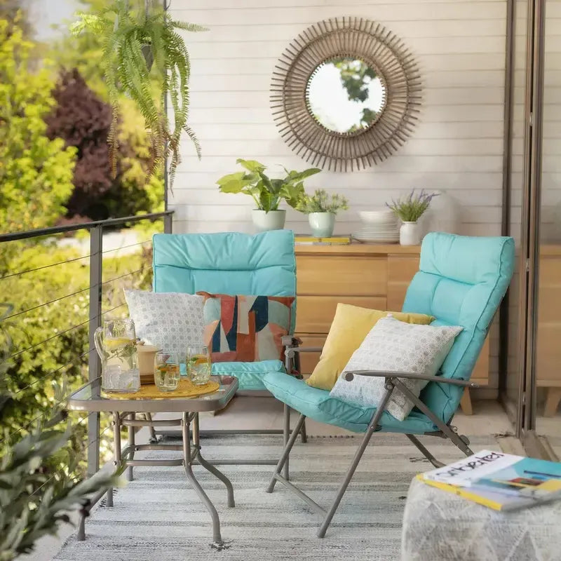 Juego Se Sillón Para Terraza, O Jardin Sao Paulo Celeste