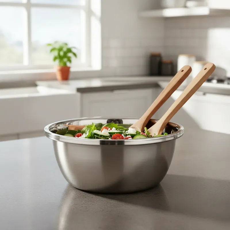 Bowl Tazón Profundo 30cm Acero Inoxidable Cocina Acero Inoxidable