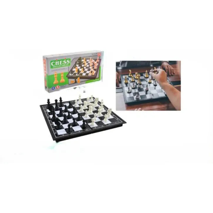 Juego De Ajedrez Plegable Tablero Magnético Educativo