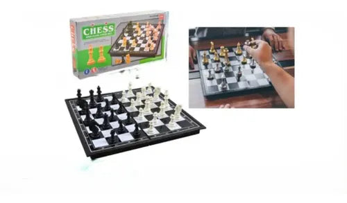 Juego De Ajedrez Plegable Tablero Magnético Educativo