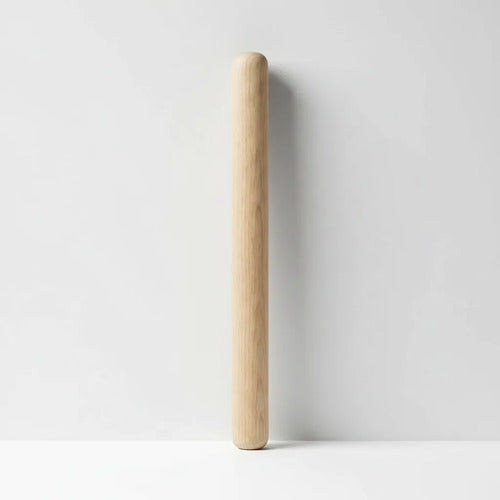Rodillo De Madera Para Masas De Pizza O Pan 50cm Madera