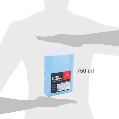Pack 3 Hielo Artificial Ice Pack Gel Large 750 Ml Klimber Azul