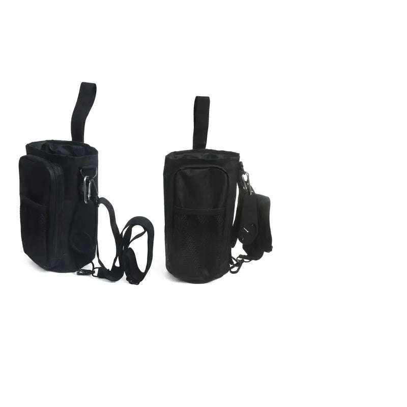 Bolso Magnético Para Gimnasio Porta Botella Y Celular Negro