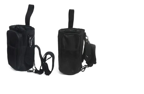 Bolso Magnético Para Gimnasio Porta Botella Y Celular Negro