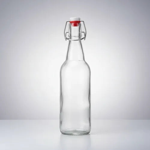 Pack 2 Botellas De Almacenamiento Jugo 1000ml Vidrio