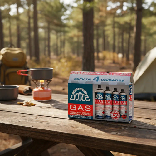 Pack De Gas Para Cocinillas 4 Unidades