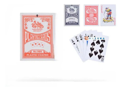 Baraja De Cartas De Poker Con Núcleo Gris 290g Blanco Varios