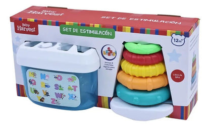 Junior Learning Set Include Stacking Rings & Bucket