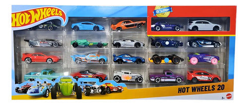 Hot Wheels Pack De 20 Autos Coleccionables 1:64 Vario