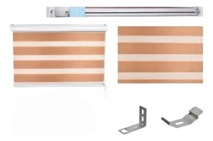 Cortina Roller Duo Zebra Día Y Noche 120 X 200 Cm