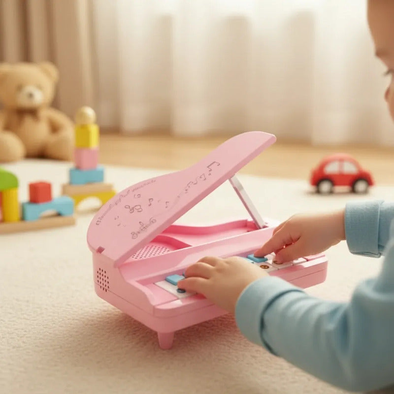 Caja De Música Infantil Piano Pequeño Electrónico Varios