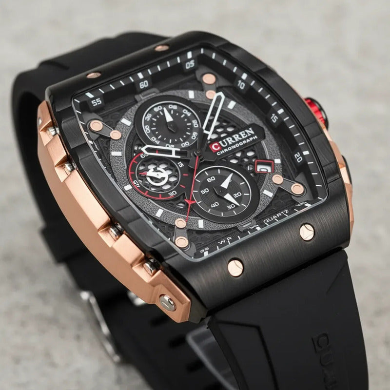 Reloj Curren Dep-estilo Hombre- Silicona Analógico