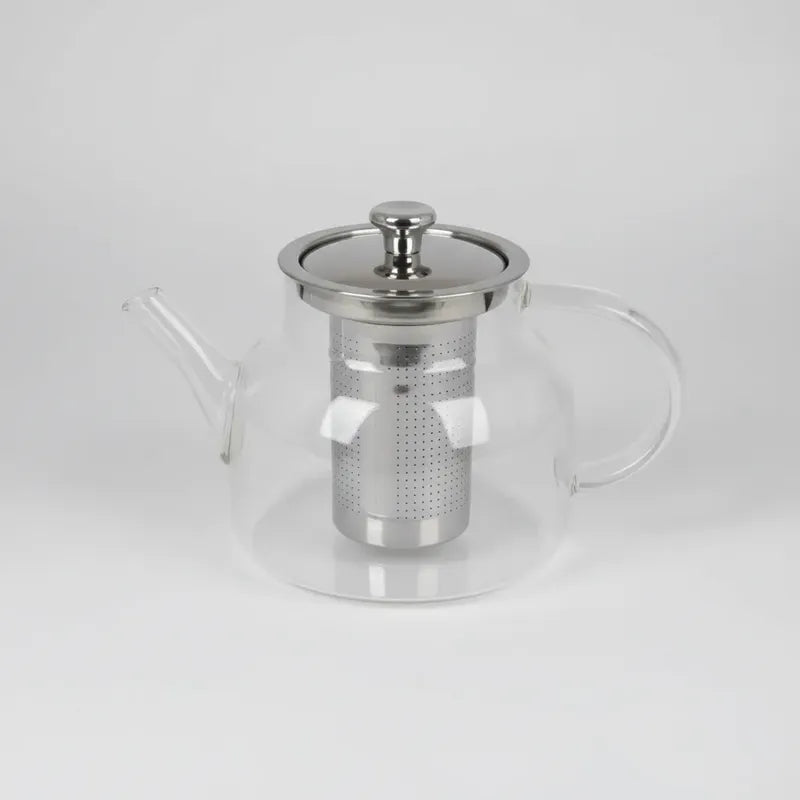 Tetera Con Infusor De Acero Inoxidable 0.8ml Transparente