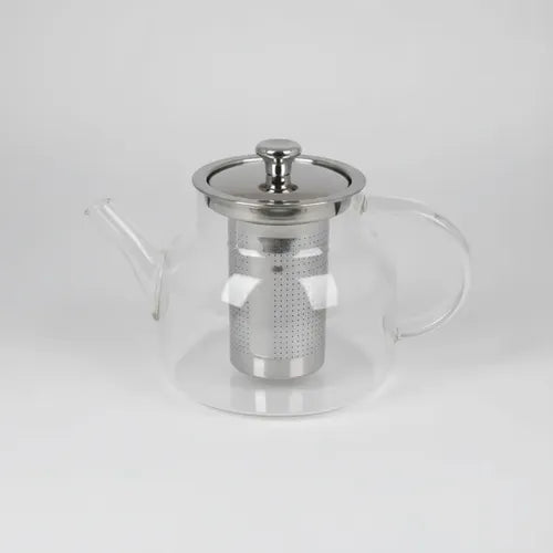 Tetera Con Infusor De Acero Inoxidable 0.8ml Transparente