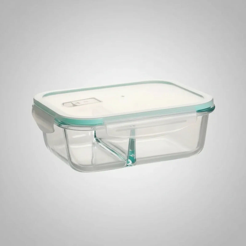 Tupper Hermético Vidrio 1040ml Transparente