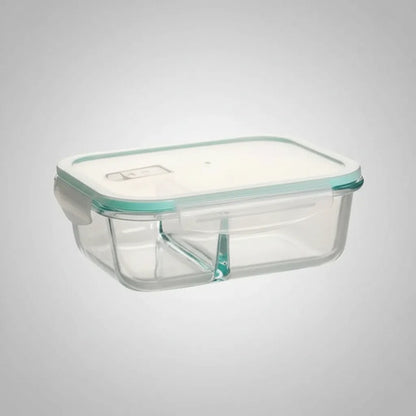 Tupper Hermético Vidrio 1040ml Transparente