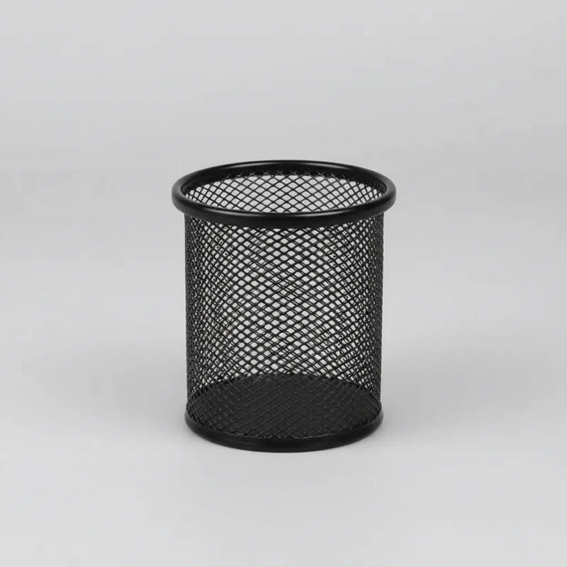 Pack 3 Porta  Lapices Malla Metal Oficina