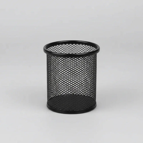 Pack 3 Porta  Lapices Malla Metal Oficina