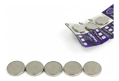 Pack 2 Blister Pilas Botón Cr2025 De Litio 3v De 5 Und