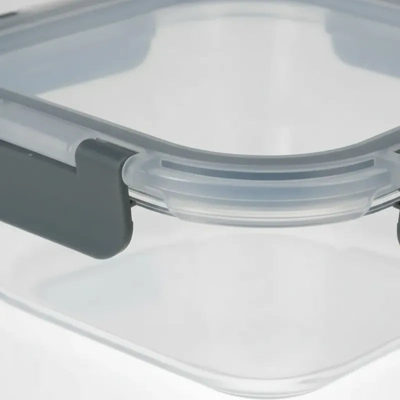 Pack 5 Tupper Hermético Vidrio 320ml Transparente
