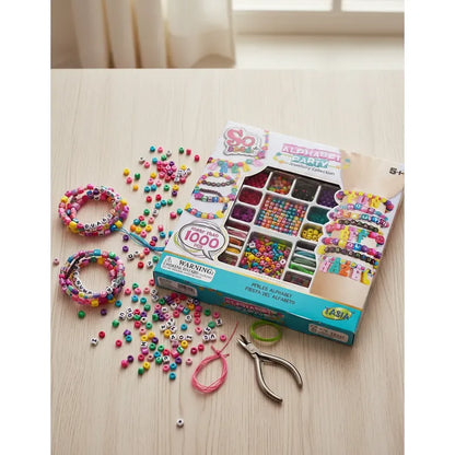 Set De Pulseras Y Mostacillas So Beads