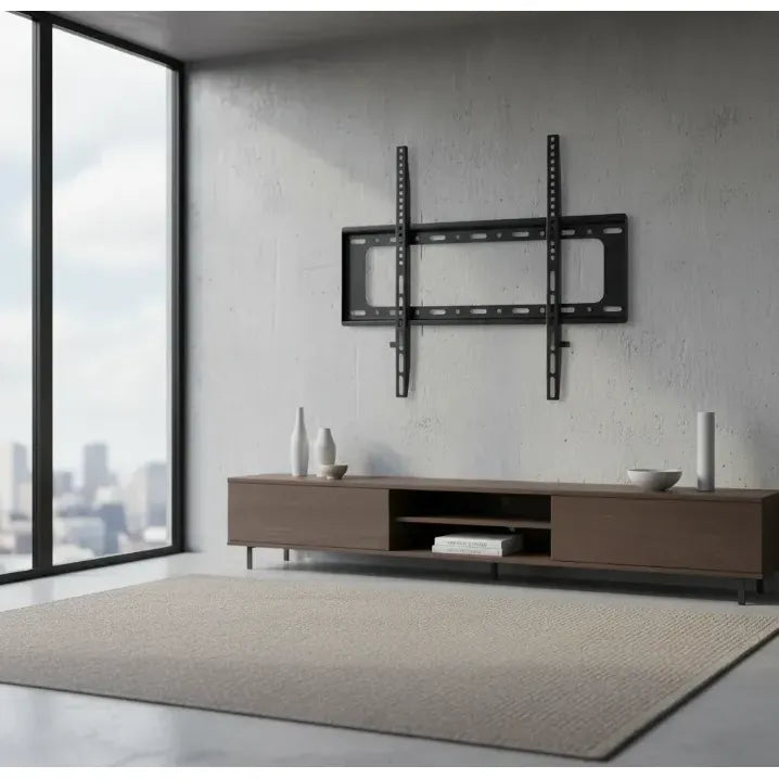 Soporte Genérico Para Tv Ns32-85 Hasta 75 Kg Resistente Negro