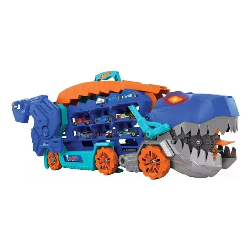 Camión Transportador Multicolor T-rex Ultimate Hot Wheels City Mattel