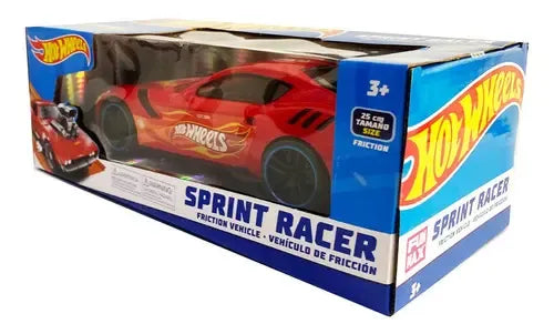 Vehículo Auto A Fricción Hot Wheels Sprint Racer 25cm