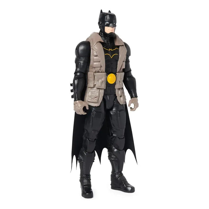 Figura De Accion Dc Comics Batman 30cm Gris-marrón