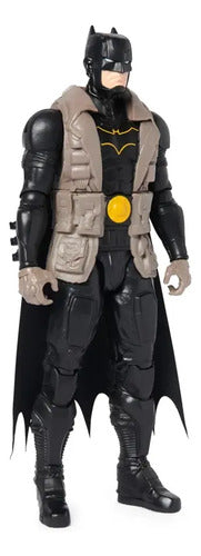 Figura De Accion Dc Comics Batman 30cm Gris-marrón