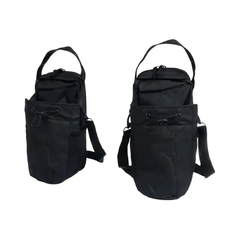Bolso Magnético Para Gym Porta Botella-teléfono Negro