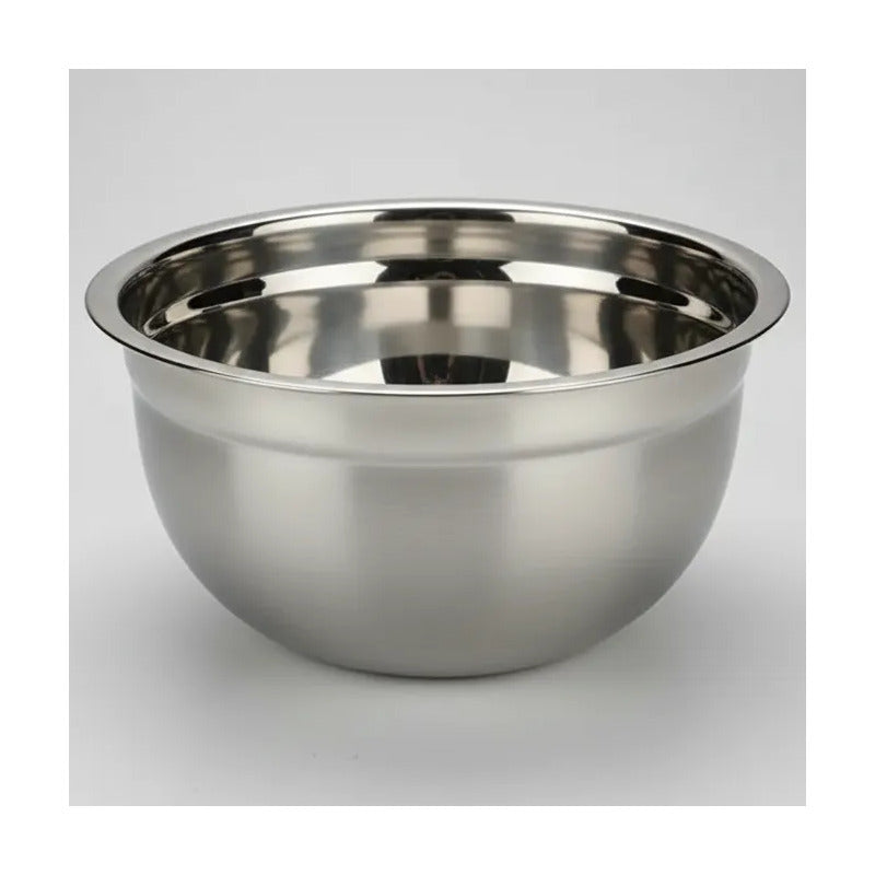 Bowl Profundo 26 Cm Acero Inoxidable Plateado